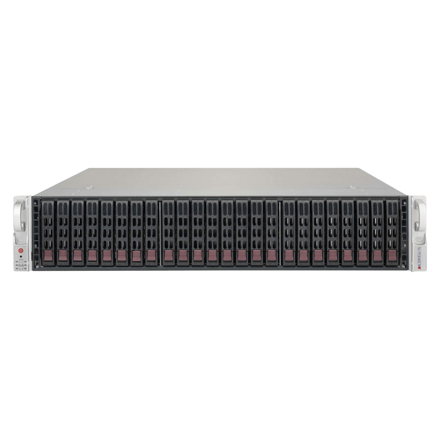 Сервер Supermicro SYS-2028R CSE-216 noCPU X10DRi-T4+ 24хDDR4 softRaid IPMI 2х920W PSU Ethernet  4х10Gb/s 24х2,5" BPN SAS3-216EL1 FCLGA2011-3