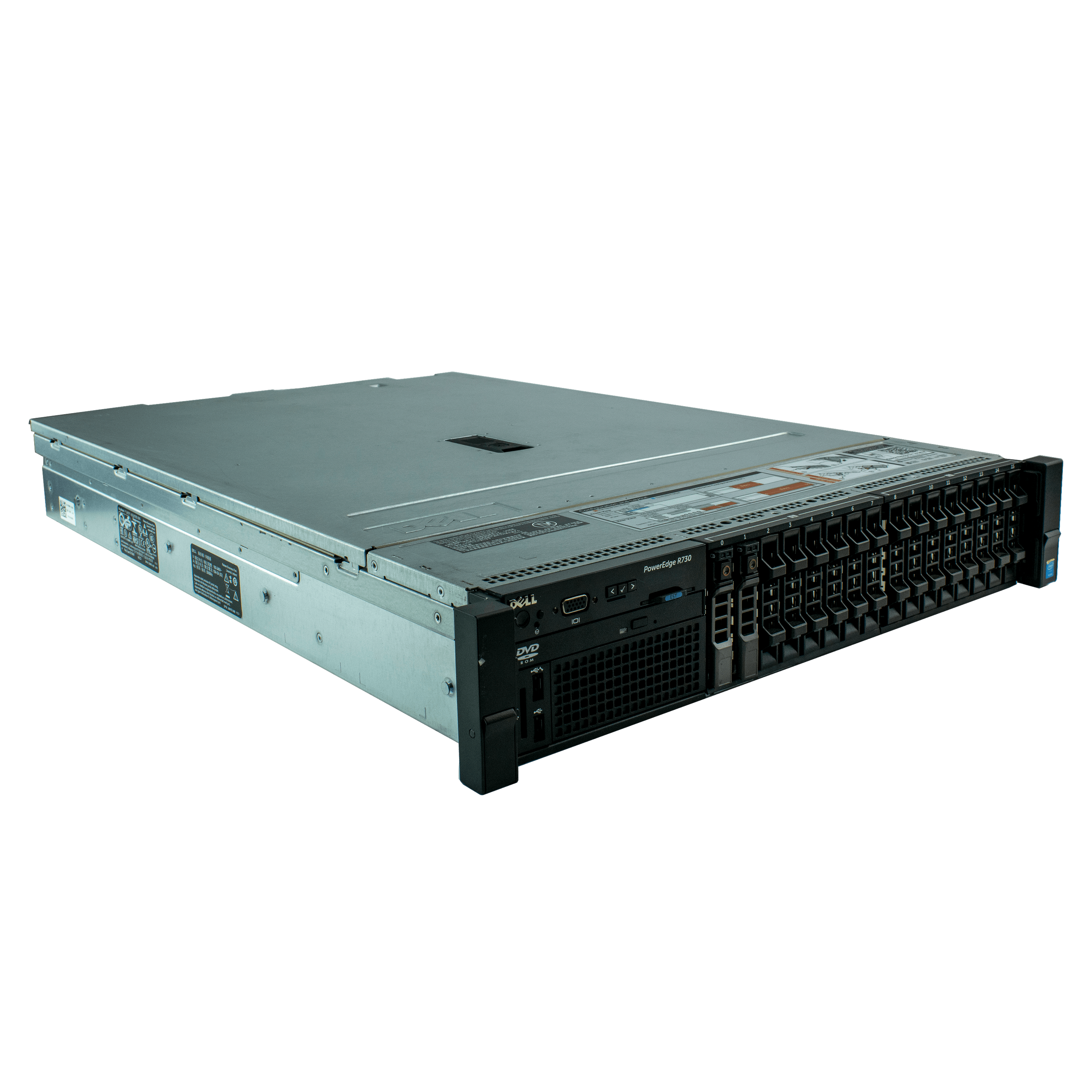 Сервер Dell PowerEdge R730 noCPU 24хDDR4 H730 iDRAC 2х750W PSU SFP+ 2x10Gb/s + Ethernet 2х1Gb/s 8х3,5" FCLGA2011-3 (3)