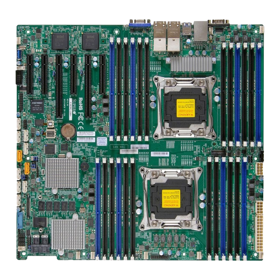 Материнская плата Supermicro X9DRW-IF FCLGA2011