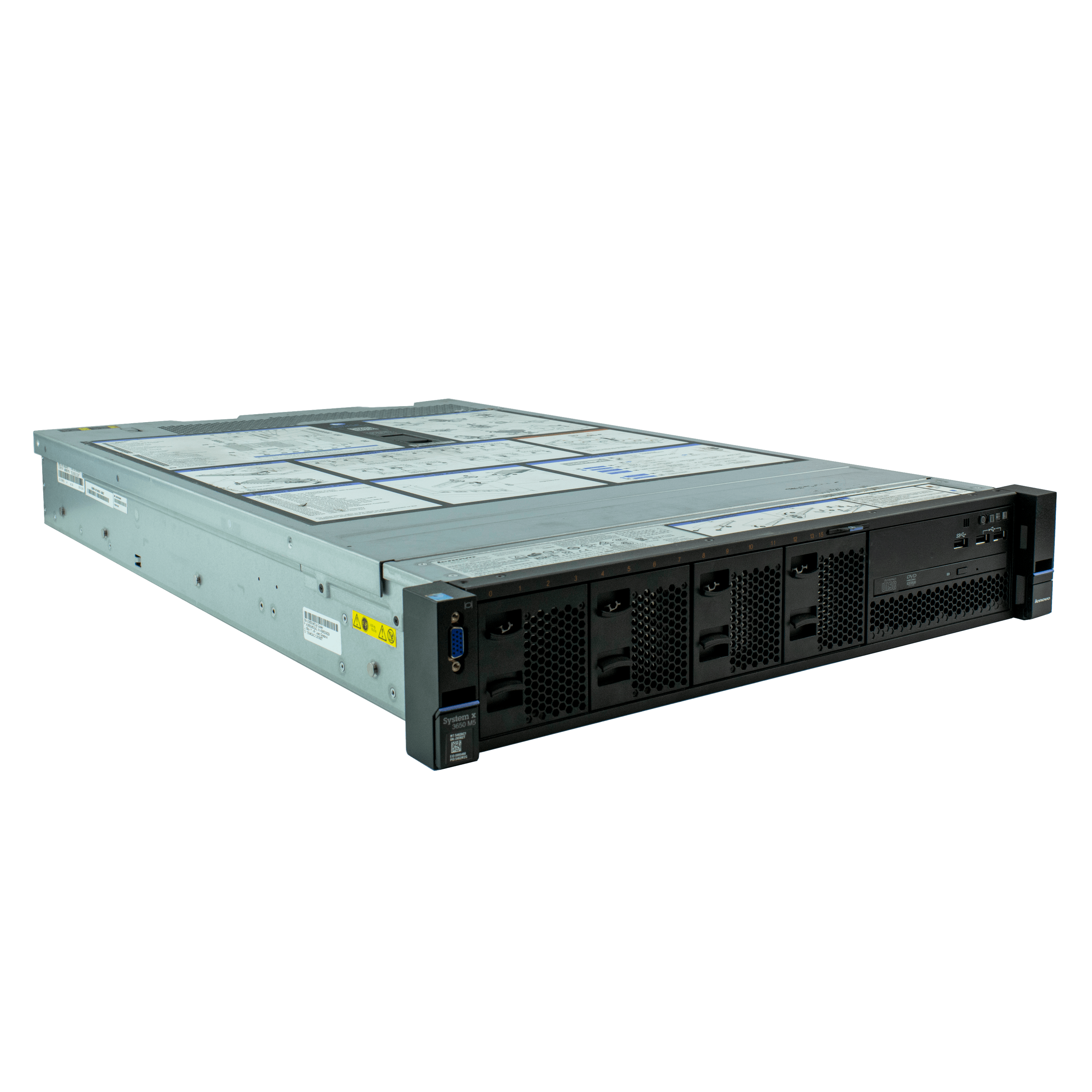 Сервер Lenovo x3650 M5 noCPU 1xRiser 24хDDR4 softRaid IMM 2х750W PSU Ethernet 4х1Gb/s 8х2,5" FCLGA2011-3 (3)