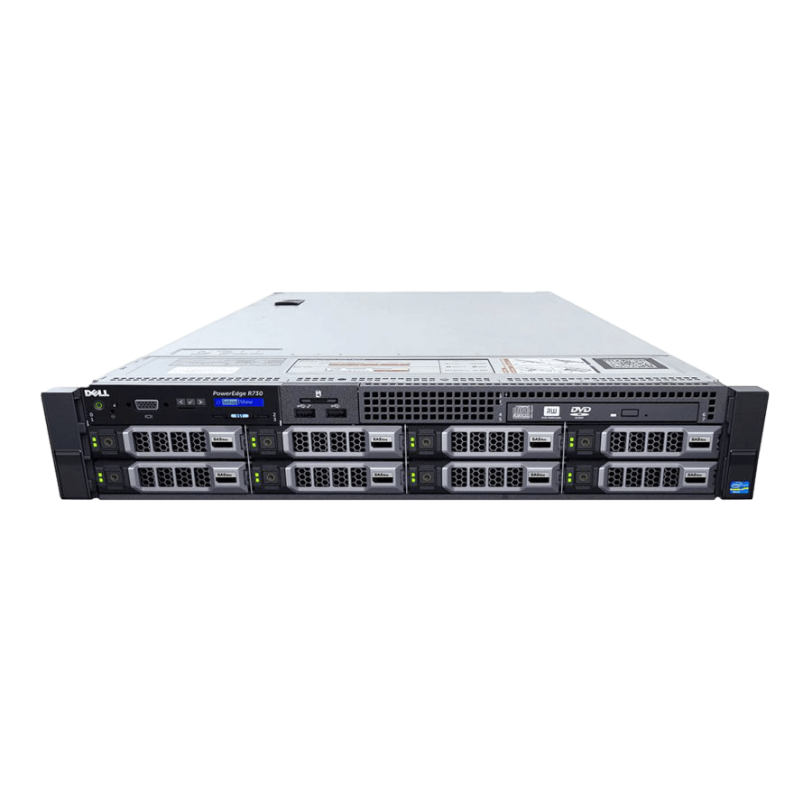 Сервер Dell PowerEdge R730 noCPU 24хDDR4 softRaid iDRAC 2х750W PSU Ethernet 4х1Gb/s 8х3,5" FCLGA2011-3