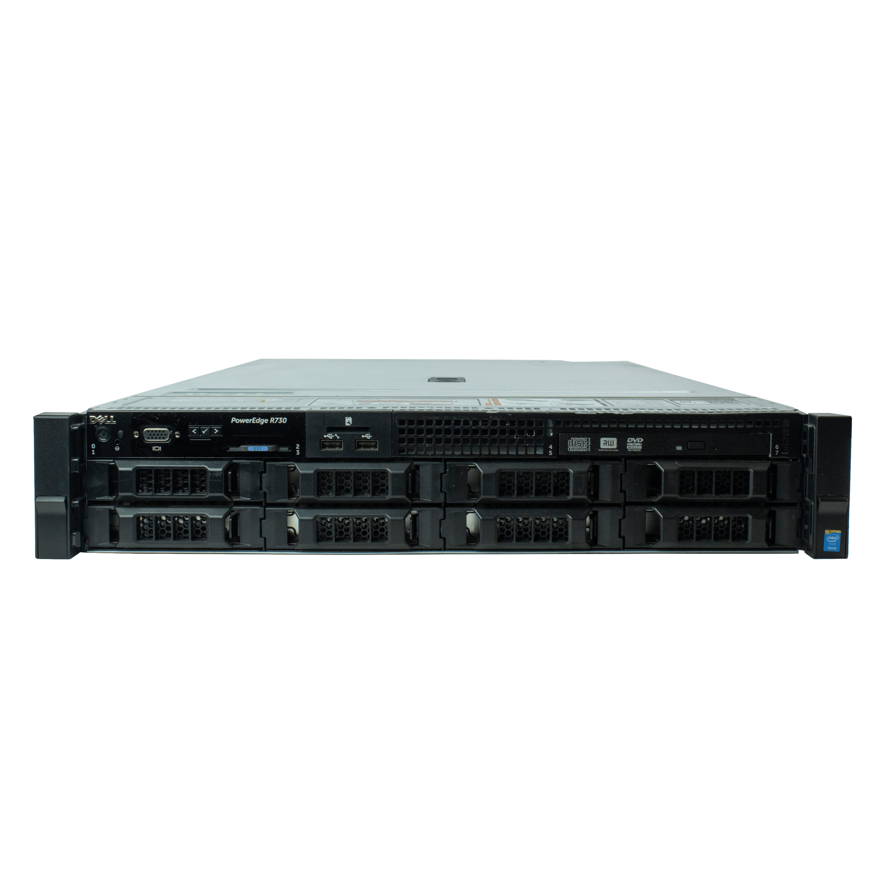 Сервер Dell PowerEdge R730 noCPU 24хDDR4 softRAID iDRAC 2х750W PSU SFP+ 4х10Gb/s 8х3,5" FCLGA2011-3