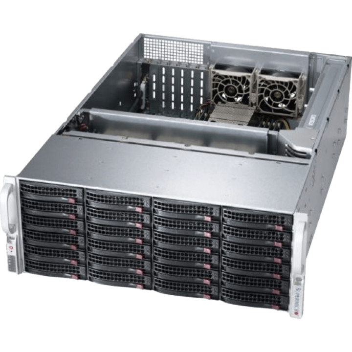 Сервер Supermicro SYS-6048R CSE-846 noCPU X10DRI 16хDDR4 softRaid IPMI 2х740W PSU Ethernet 2х1Gb/s 24х3,5" EXP SAS2-846EL1 FCLGA2011-3 (2)
