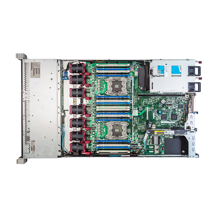Сервер HP DL360 G9 noCPU 1xRiser 24хDDR4 softRaid B140i noBattery iLo 2х800W PSU Ethernet 4х1Gb/s 4х3,5" FCLGA2011-3 (2)