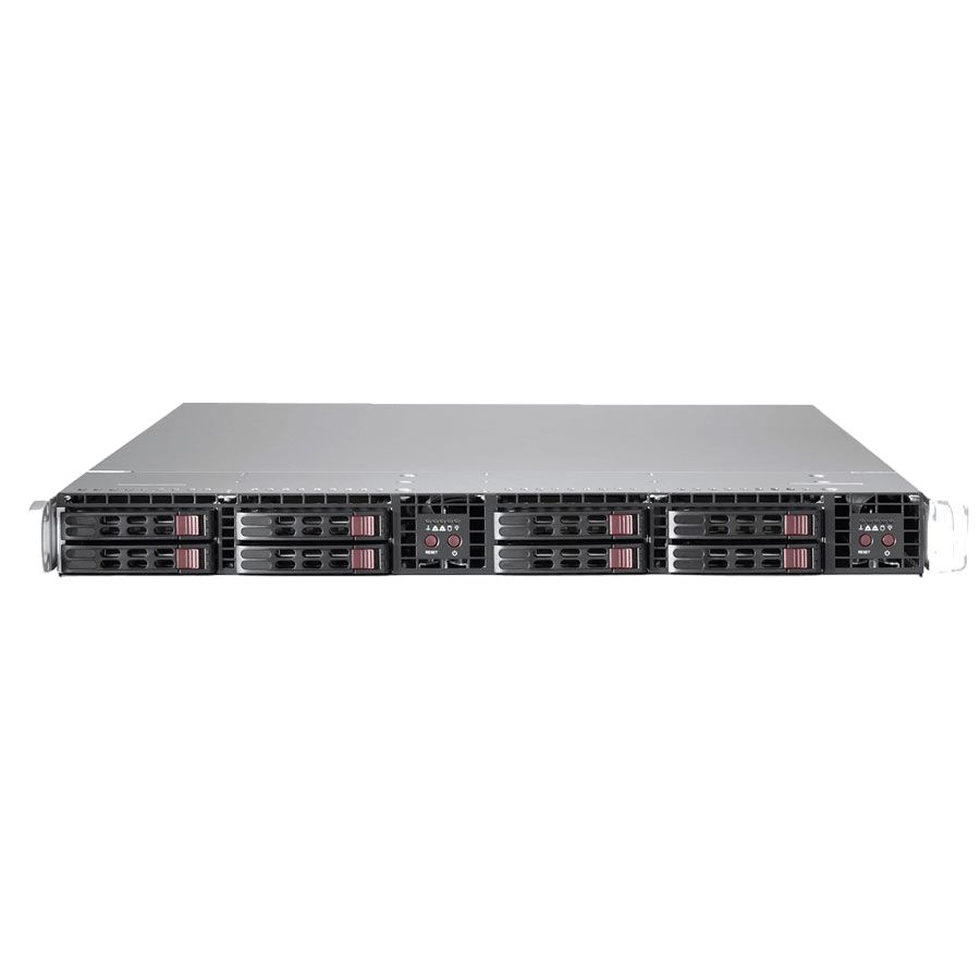 Сервер Supermicro SYS-1028UX-CR-LL2 CSE-119U noCPU X10DRU-XLL 16хDDR4 softRaid IPMI 2х750W PSU Ethernet  4х1Gb/s 10х2,5" BPN SAS3-116A-N2 FCLGA2011-3