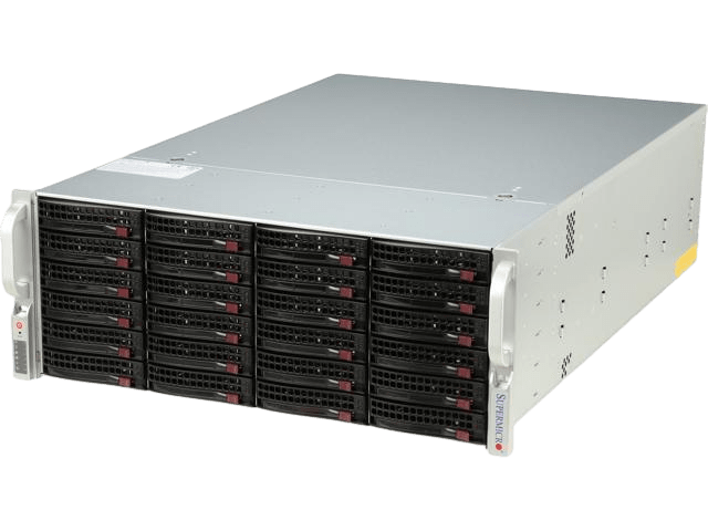 Сервер Supermicro SYS-6048R CSE-846 noCPU X10DRI 16хDDR4 softRaid IPMI 2х720W PSU Ethernet 2х1Gb/s 24х3,5" EXP SAS2-846EL1 2x2,5" SAS2PT FCLGA2011-3