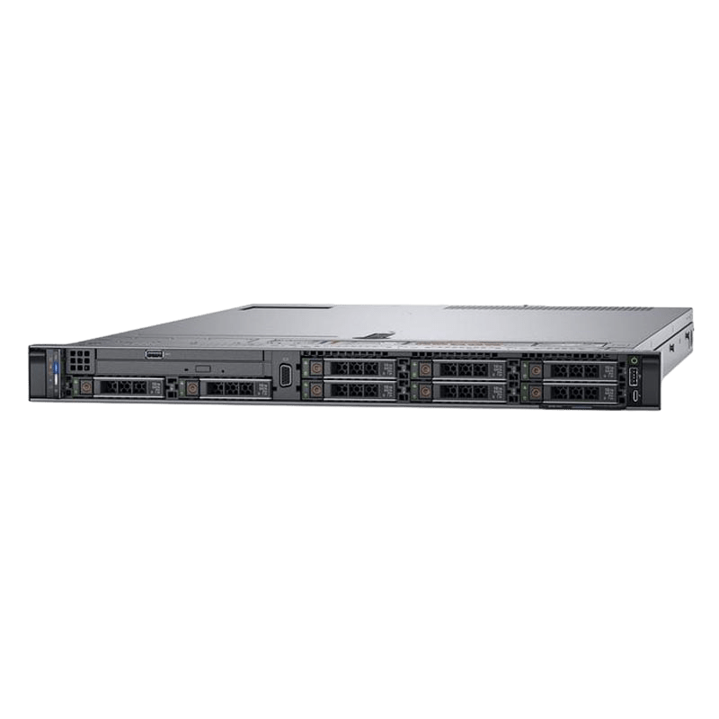 Сервер Dell PowerEdge R640 noCPU - 24хDDR4 PERC H730P RAID iDRAC 2х495W PSU Ethernet 4х1Gb/s 8х2,5" FCLGA3647